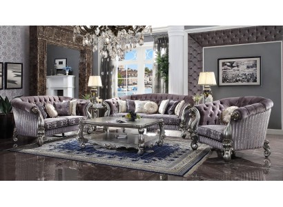 Sofagarnitur Klassisch 3+2 Sitz Sofa Polster Gruppe Wohnlandschaft Couch