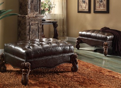 Footstool Stool Upholstered Stool Stool Ottoman Stool Chesterfield Baroque