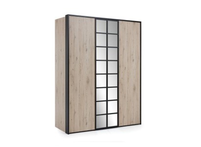 Kleiderschrank Braun Holz Möbel Design Luxus Schlafzimmer Möbel Modern