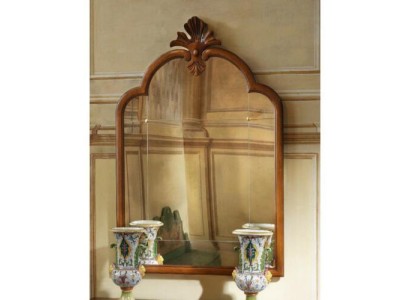 Итальянское настольное зеркало из дерева ручной работы