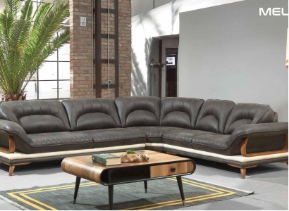 Wohnzimmer Textil L-Form Sofas Couchen Neu Sofas Ecke Ecksofa Couch