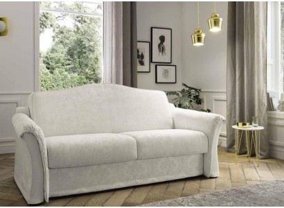 Великолепный дизайнерский двухместный диван в светлых тонах