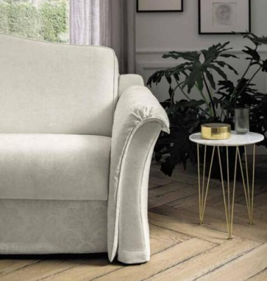 Zweisitzer Textilsofa Italienische Möbel Wohnzimmer Designer Sofas 2 Sitzer Neu