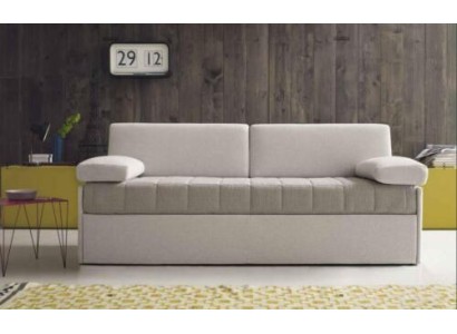 Элегантный комфортный трехместный диван в современном дизайне 