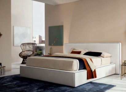 Italian Designer Bed Bedroom Beds Textile Hotel Luxury Upholstery Furniture