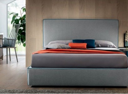 Luxury Beds Textile Hotel Upholstery Seat Textile Italy Designer Bed Bedroom