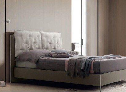 Designer Bed Bedroom Beds Textile Hotel Luxury Fabric Upholstery Seat Italy