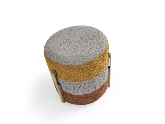 Hocker Fußhocker Ottoman Sitzhocker Sitzpouf Wohnzimmer Designer