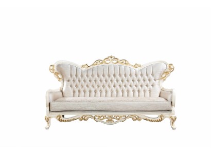 Klassisches Chesterfield Dreisitzer Couch Barock Rokoko 3er Sofa Couchen Möbel