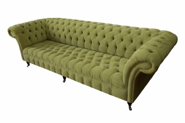 Chesterfield Grün Couch Sofa Polster 4 Sitzer Couchen Sitz Sofas Neu