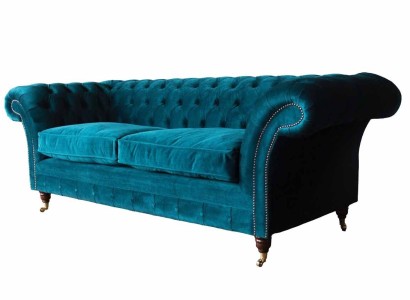 Designer Sofa 3 Sitzer Chesterfield Couch Polster Sofas Designsofa Sitz