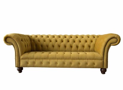 Sofa 3 Sitzer Sofas Sitz Couch Polster Chesterfield Couchen Dreisitzer Textil