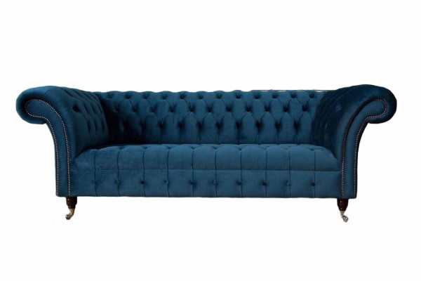 Chesterfield Sofa 3 Sitzer Polster Sofas Couchen Luxus Stoff Design