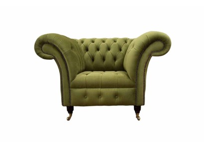 Эстетичное классическое кресло честерфилд для гостиной комнаты