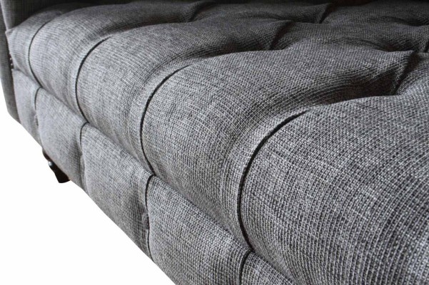 Chesterfield Couch Sofa Polster 3 Sitzer Couchen Sitz Sofas Grau Neu