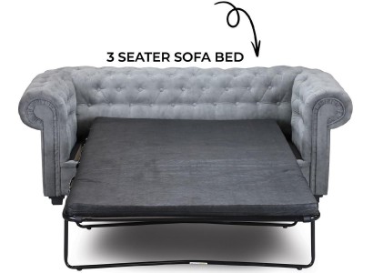 Привлекательный комфортный диван честерфилд с функцией кровати