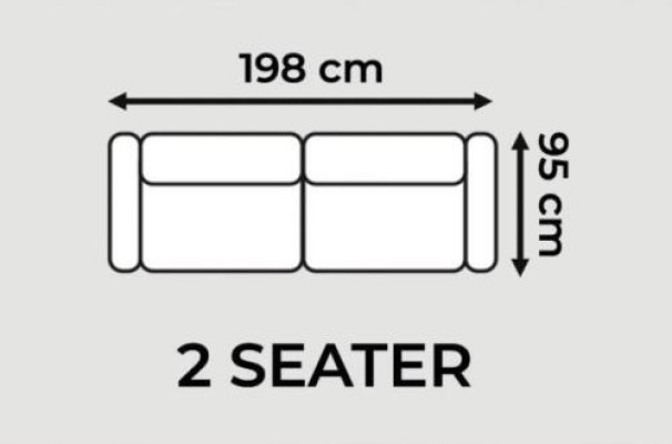 Graue Wohnzimmer Couch Polster Möbel Zweisitzer Couchen Sofas Stoff Textil