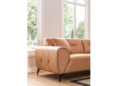 Wohnzimmer Sessel Lehnstuhl Relax Stühle Club Lounge Möbel Braun Sofa