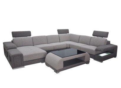 U образный угловой диван + стол  в превосходном современном стиле
