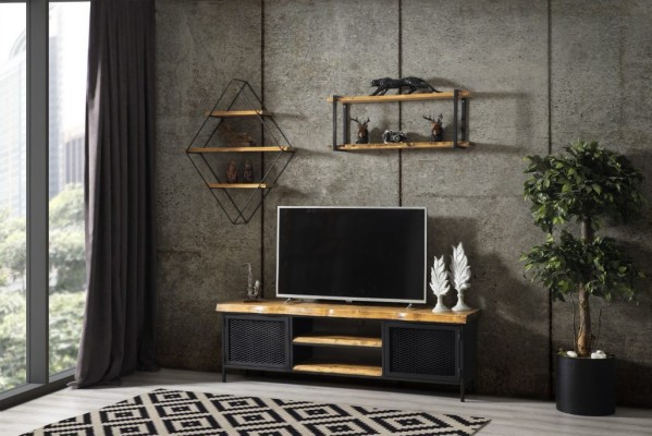 Esszimmer Garnitur Esstisch Regal Schrank rtv Wohnzimmer Set 5tlg.