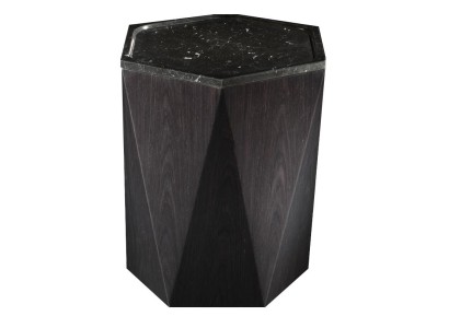 Дизайнерский прикроватный столик черного цвета