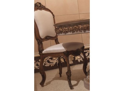 Dining room Chair Furniture Baroque Rococo Dining table Chairs Italian Furnishings new