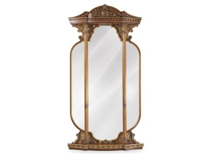 Роскошное зеркало в деревянной раме