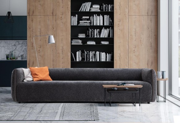 Sofas Sitz Stoff Design Dreisitzer Luxus Sofa 4 Sitzer Couch Möbel Neu