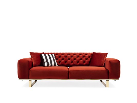 Moderne Chesterfield Couch Praxis Möbel Hotel Einrichtung Luxus Sofa