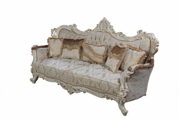 Sofagarnitur Couch Set Barock Rokoko Stil 4tlg. mit Couchtisch Möbel