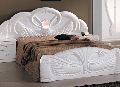 Classic s Bed Baroque Style Double Wood Hotel Beds Bedroom 180x200cm new