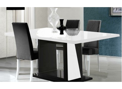 Монохромный обеденный стол в современном стиле из первоклассных материалов