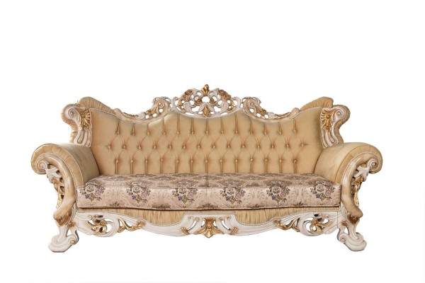 Klassische Sofagarnitur 4tlg. Set Barock Rokoko Luxus Möbel Couch Sofa