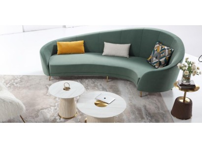 Дизайнерский круглый диван в современном европейском дизайне