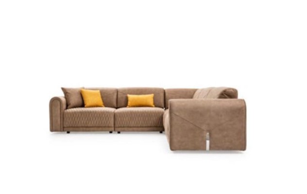 Textil Sofa Couch Ecksofa Eckgarnitur Polster Sofas Couchen Möbel Stoff