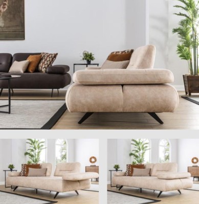 Sofagarnitur 4+3+1+1 Sitzer Set Design Sofa Polster Couchen Couch Modern Luxus