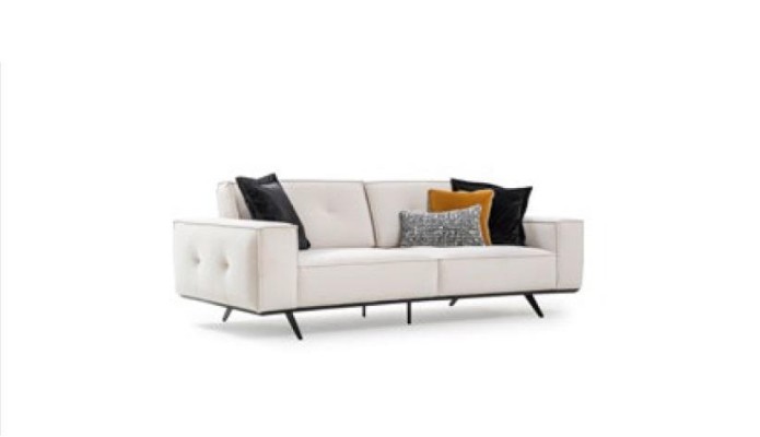 Luxus Sofa 3 Sitz Stof Wohnzimmer Modernes Design Sofas Polster Couchen