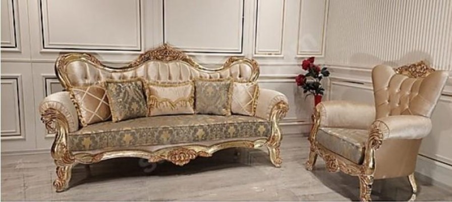 Barock Sessel Chesterfield Couch Sofa Möbel Einrichtung Couchen Sofas Stuhl