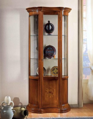 Luxus Holz Vitrine Anrichte Design Schränke Braun Italienische Möbel Neu Schrank