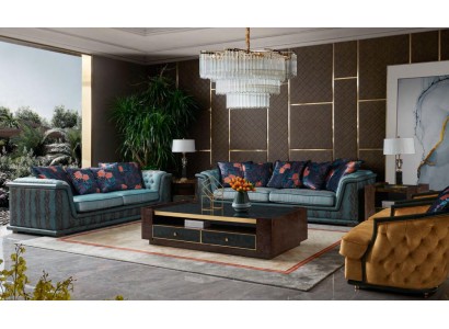 Sofagarnitur 321 Sitzer Set Design Sofa Polster Couchen Couch Ledersofa Sofas