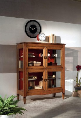 Wohnzimmer Anrichte Glas Schrank Vitrine Esszimmer Anrichte Holz Schränke Möbel