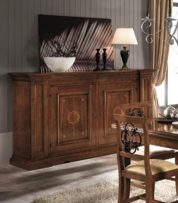 Kommode Schubladen Holz Kommoden Wohnzimmer Sideboard Schrank Schränke Massiv