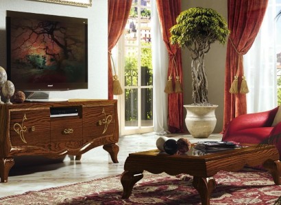 Lowboard Wardrobe TV-cabinet Living room tv Wood Furniture Wardrobe Classic Sideboard new