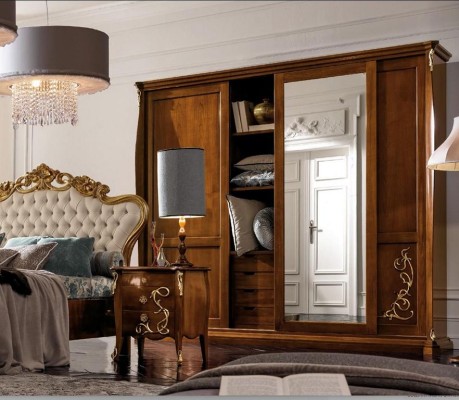 Bedroom Wardrobe Wood Furniture Baroque new Classic r Wardrobe Cabinets