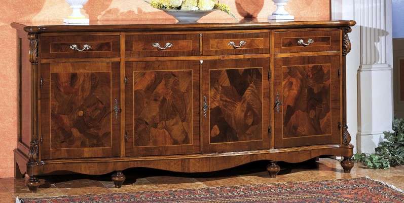 Kommode Klassischer Schrank Massivholz Möbel Italienische Einrichtung Sideboard