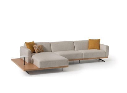 Wohnlandschaft Eckgarnitur L-form Couch Polster Stoff Ecksofa