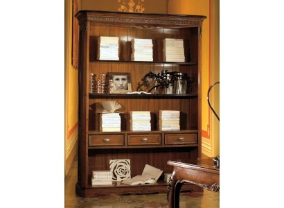 Дизайнерский вместительный книжный шкаф в итальянском стиле для офиса или кабинета