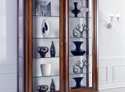 Wohnzimmer Vitrine Schrank Bücher Regal Anrichte Klassische Möbel Regale Holz