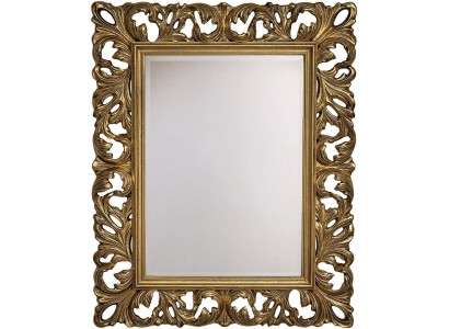 Изысканное классическое итальянское зеркало с золотым обрамлением
