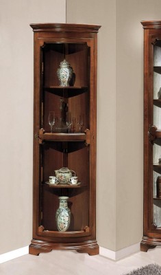 Eck Vitrine Kommoden Vitrinen Kommoden Schränke Glas Designer Schrank Barock